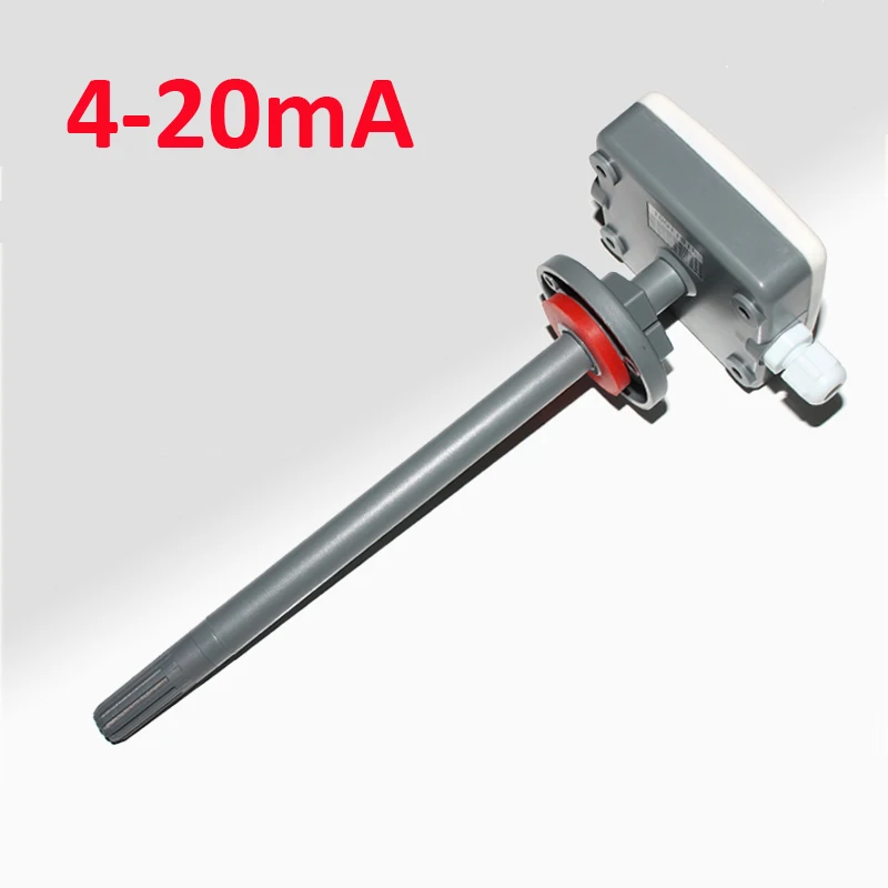 4-20mA tabung pemancar suhu dan kelembaban, konverter sinyal humiture sensor suhu dan kelembaban output sinyal analog