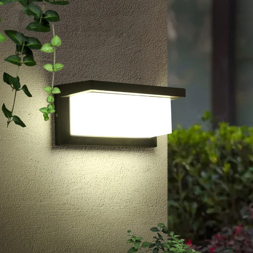 Outdoor LED Lighting Motion Sensor LED Wall Light Waterproo Courtyard 18W 30W Modern Wall Lamp Garden Corridor Porch Door Decora