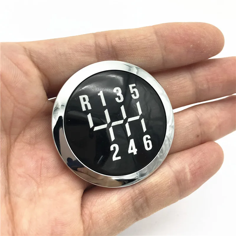 Couvercle de pommeau de levier de vitesse manuel à 5/6 vitesses, Badge emblème de remplacement pour Chevrolet Cruze 2008 2009 2010 2011 2012, accessoires de voiture