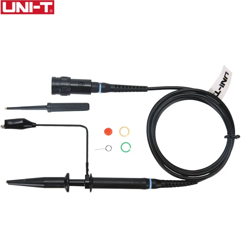 UNI-T UT-P04 Passieve Probe Oscilloscoop Kabel 100MHz UTP04 Geldt voor UTD2000 serie Oscilloscoop Deel