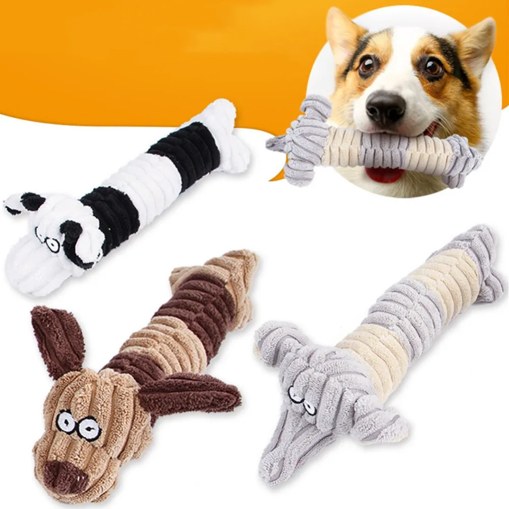 

Dog Toys Interactive Chew Elephant Knot Animals Shape Toys for Puppy Dogs Cats Teeth Clean Chase Throw Training Playing