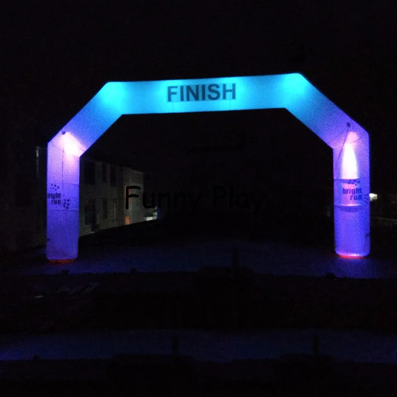 Inflatable Finish Line Arch led light inflatable arch rental for outdoor events LED inflatable lighting arch start finish line