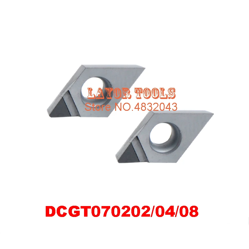 Insertos de diamante CNC PCD para herramientas de torno, insertos para SDJCR/SDNCN, 2 piezas, DCGT070202/DCGT070204/DCGT070208, Envío Gratis