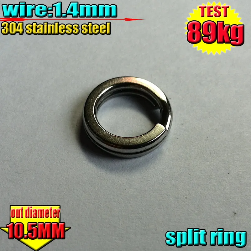 2019fishing split ring with lures size 1.4mm*10.5mm  wire :1.4mm quantity 500pcs/lot high quality