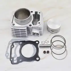 Motorcycle Cylinder Piston Ring Gasket Kit Big Bore 57.3mm 63.5mm for Honda CBF125 CB125F CB 125 F Modified Upgrade to 185cc