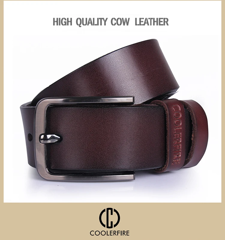 High Quality Genuine Leather Belt Luxury Designer Belts Men Belts For Men Cowskin Fashion Vintage Pin Buckle For Jeans