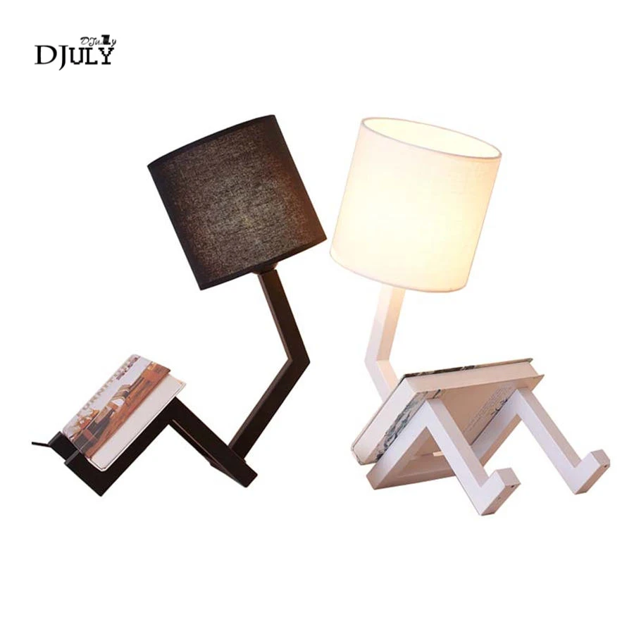 

modern creative Human type led table lamp personality work desk lamp for office Minimalism reading table light study decoration