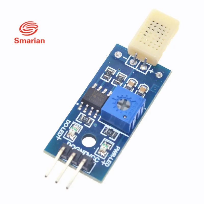 อย่างเป็นทางการ Smarian ใหม่ HR202ตรวจจับความชื้นเซ็นเซอร์โมดูล DC 3.3V-5V LM393ชิป (3สาย) diy ของเล่น Rc ชุด Electroincs