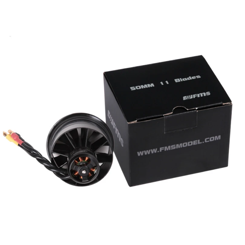 FMS 50mm Ducted Fan EDF Unit 11 blade With 2627 KV4500 (4S) / KV5400 (3S) motor (Optional) For RC Airplane Model Plane Jet Parts