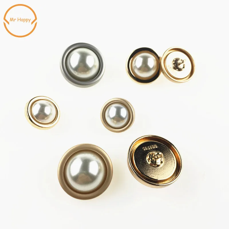 fashion button 2pcs/lot  decorative pearl buttons sewing buttons for coat jacket sweater Garment accessories DIY