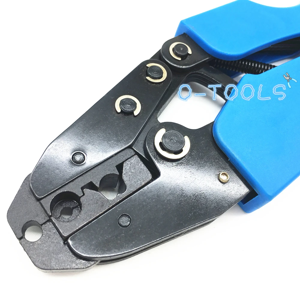 Spark plug wire clamp terminal crimping tool AN-2048 ratchet stripper crimping pliers for crimp spark plug connector