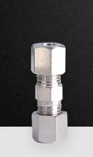 5 piezas 6mm cobre niquelado tarjeta manga Junta acoplamiento directo diámetro variable tubería de latón Junta tubo de aluminio