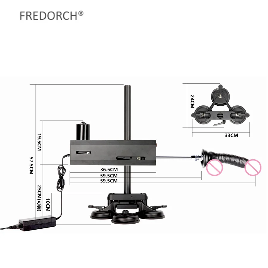 Fredorch F7 macchina del sesso con telecomando senza fili recentemente rilasciato anno 2020, potente, stabile, silenzioso, prodotto del sesso per donne e uomini