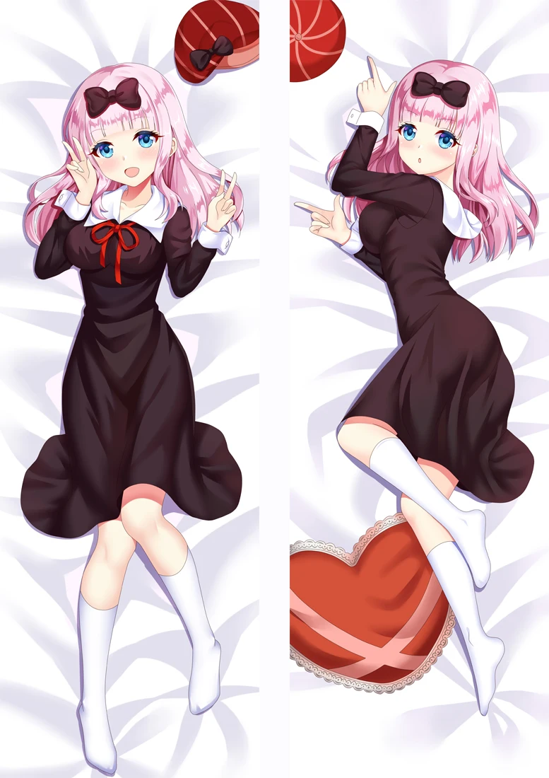 Mxdfafa Japanese Anime Kaguya-sama Cartoon Characters Sexy Girl Body Pillow Cover Pillowcase Manga Dakimakura Pillow Case