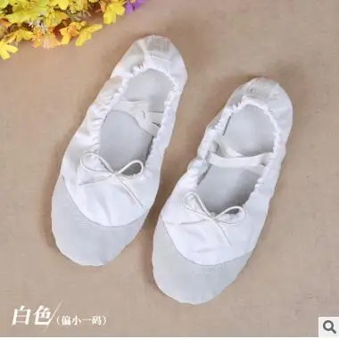 50pairs/lot fedex fast woman casual canvas belly dancing shoes lady solid soft ballet dancing shoes 24 -41size