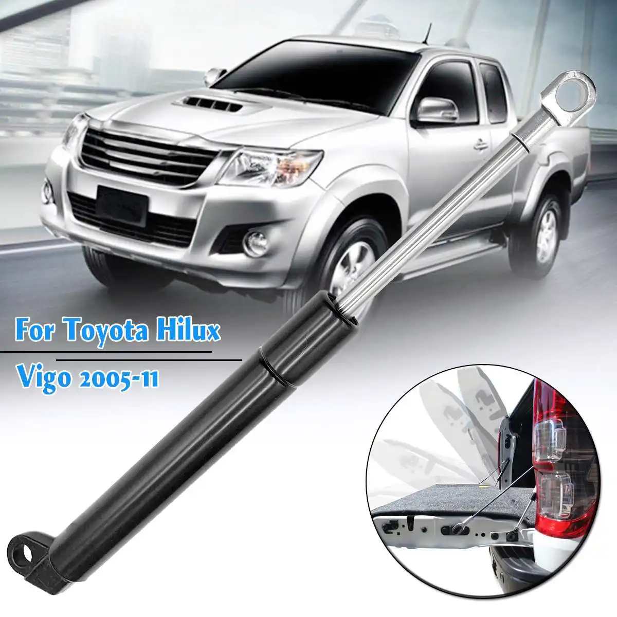 1Pcs Tailgate Slow Down Rear Trunk Tail Gate Strut Damper Gas Spring For Toyota Hilux Vigo 2005 2006 2007 2008 2009 2010 2011