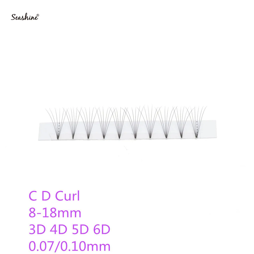 Volume Lashes Extension Supplies Premade Fans Short Stem Volume Lash High Quality Premade Volume Fans False Eyelash 8-18mm Lash