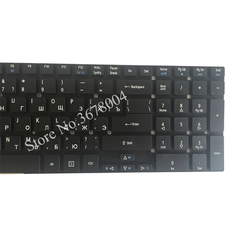 Rosyjska klawiatura dla Acer Aspire V3-571G V3-571 V3-551 V3-551G V3-731 V3-771 V3-771G V3-731G MP-10K33SU-6981 RU klawiaturze laptopa — zdjęcie 5