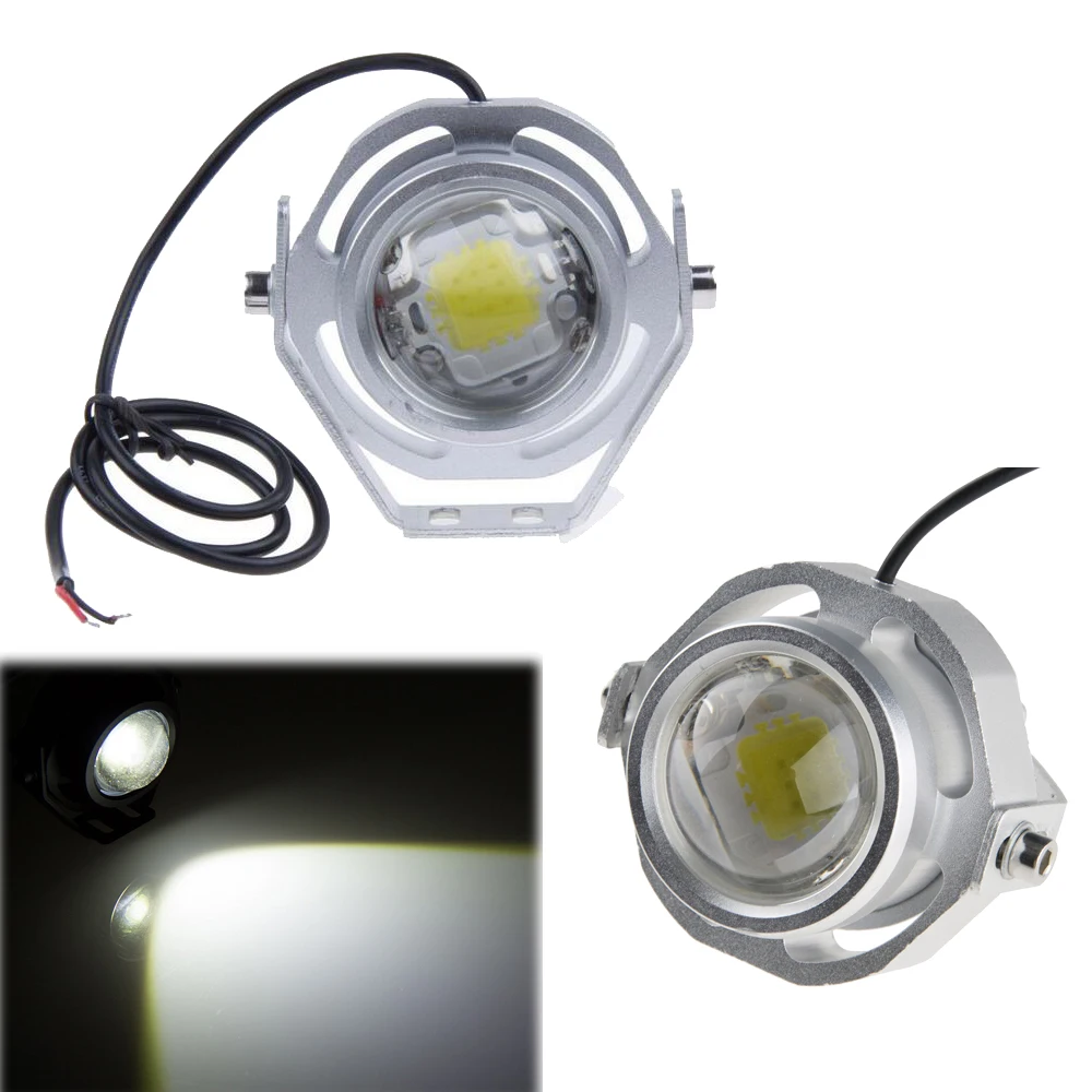 2pcs/lot  Waterproof LED Car Eagle Eye Lights 10W IP67 12V Car Fog Daytime Reverse Backup Parking Signal Light DRL Lamp