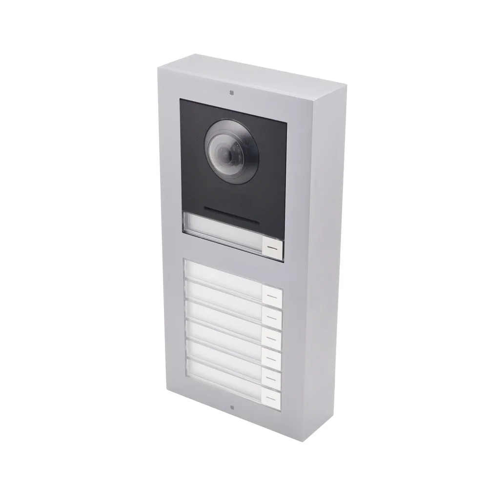 Hikvision Original Türklingel, DS-KD8003-IME1(B), mehrsprachige 802.3af POE Villa IP-Modul-Türklingel, Passwort-Tastatur-Code-Entsperrung – Detail 7