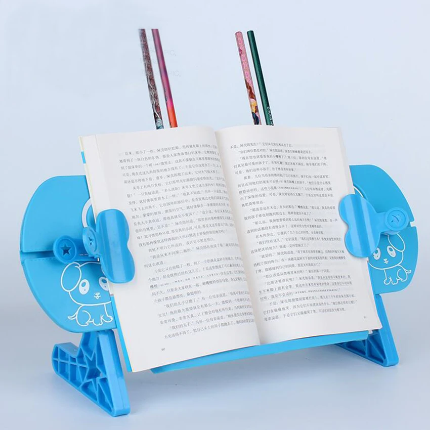 Portable Bookend Book Holder Stand Support for Reading Book Rack Notebook Holder Organizer for Music Score Recipe Tablet