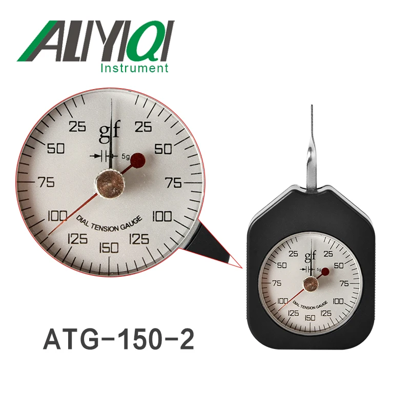 

150g Dial Tension Gauge Tensionmeter Double Pointers(ATG-150-2)Tensiometro