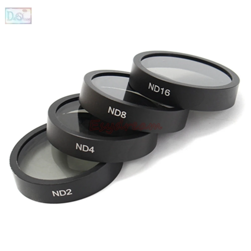 Neutral Density ND2 + ND4 + ND8 + ND16 Lens Filter Kit for DJI Phantom 3 Advanced / Standard / Professional / SE / 4 Accessories