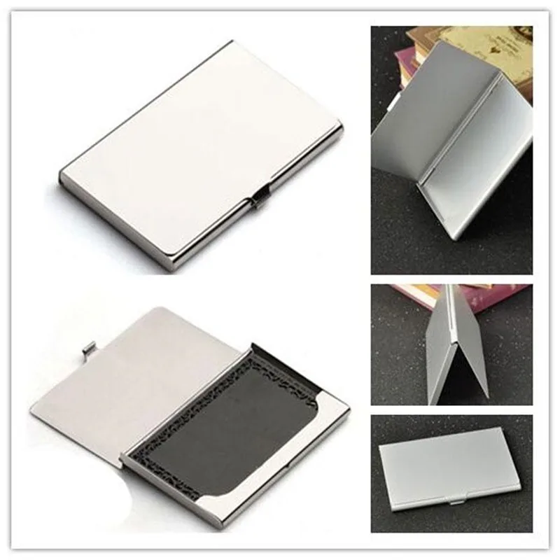กระเป๋าที่มีประโยชน์ธุรกิจธุรกิจชื่อผู้ถือบัตรเครดิตกล่องโลหะอลูมิเนียม Office กล่องกรณี