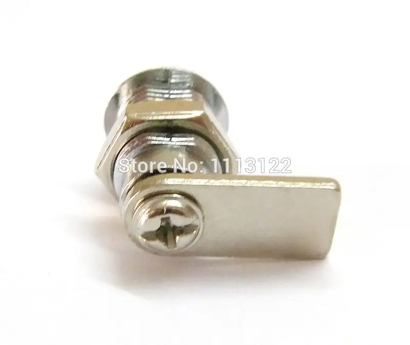12mm small cam lock mini Acrylic display lock miniature furniture lock for display mini cabinet lock 1 PCS