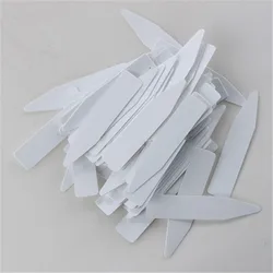 100Pcs Mini Plastic Plant Seed Label Pot Marker Nursery Garden Stake Tags Tool