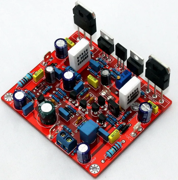 50W (+-45V 4 ohm) amplifier board ON Class-A amplifier board,Using original NJW0281 / NJW0302 and MJE15032 / MJE15033 IC