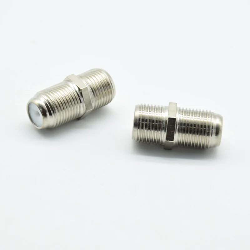 5pcs  F Type Coupler Adapter Connector Female F/F Jack RG6 Coax Coaxial Cable High quality  SMA RF Coax Connector Plug