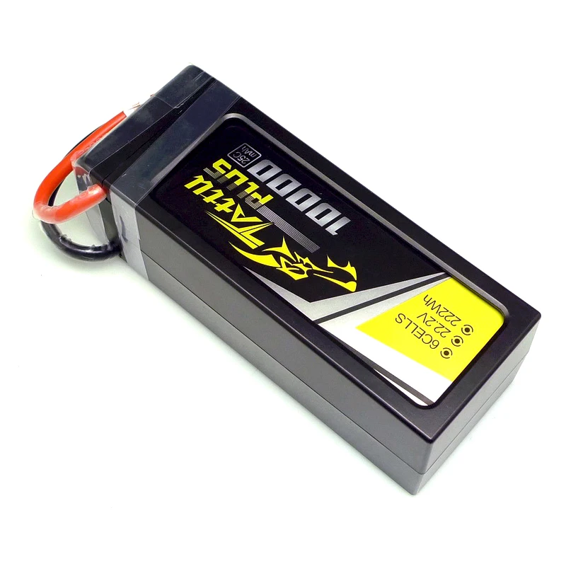 New Tattu Plus 22.2V 25C 6S Lipo Battery 10000mAh with AS150+XT150 Plug for UAV Drone