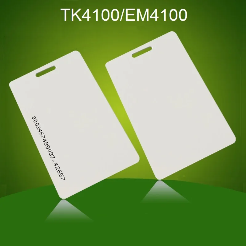 

200PCS 125KHz TK4100/EM4100 RFID Proximity ID Card Access Control ID Card Time and attendance ID Card