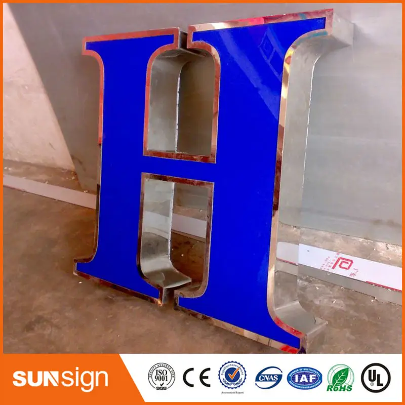 

China manufacturer frontlit led sign light letters for advertising