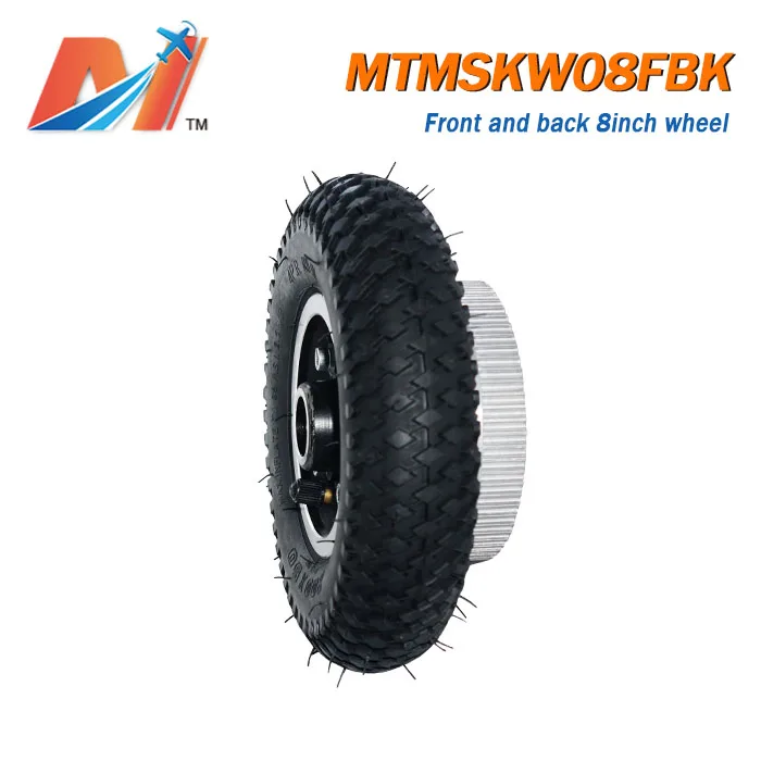 Maytech-ruedas neumáticas para bicicleta de montaña y monopatín, juego de neumáticos eléctricos todoterreno de 200x50mm y 8 pulgadas, 4 Uds.