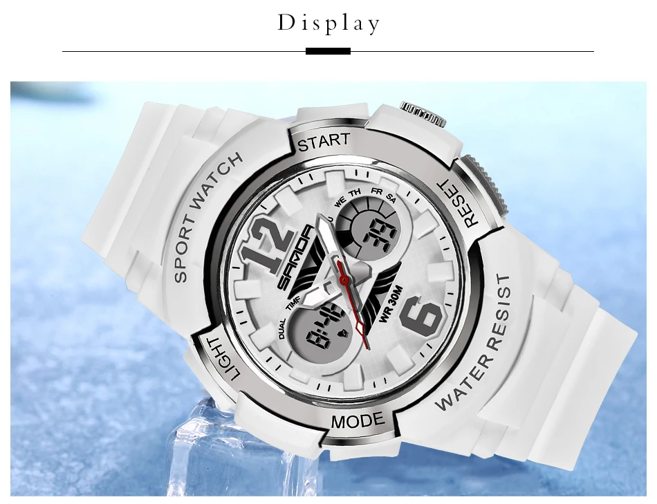 Women's LED Digital Sports Watch description 9