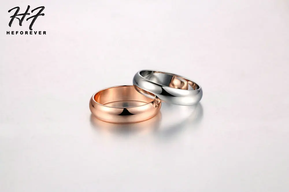 Goldfarbene Hochzeitsringe für Frauen, Versprechungs- und Paarringe, Schmuck für Damen und Herren, einfacher Modeschmuck, Großhandel R049 – Detail 4