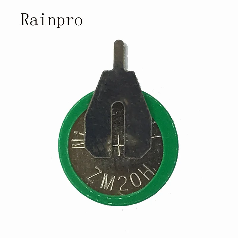 Rainpro 3 قطعة/الوحدة 20mah 1.2v متولى حسن مع دبابيس قابلة للشحن زر خلية البطارية ني MH بطاريات