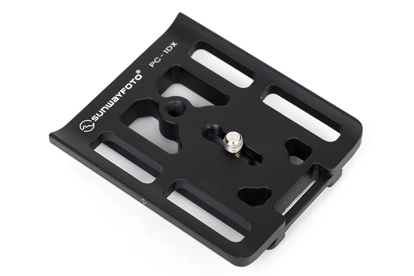 SUNWAYFOTO PC-1DX Tripod Head Quick Release Plate for  1DX Tripod Head Plate Specific Aluminum Quick Release Plate