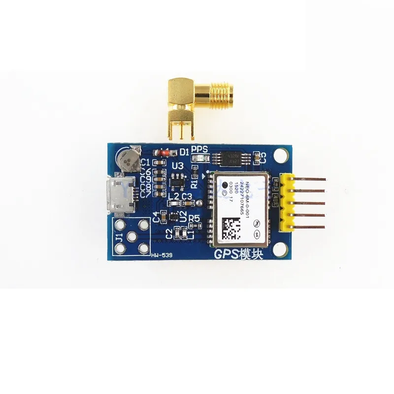 NEO-6M GPS Module GPS6MV2, NEO6MV2 with EEPROM APM2.5 Antenna for MWC/AeroQuad for Flight Control Aircraft