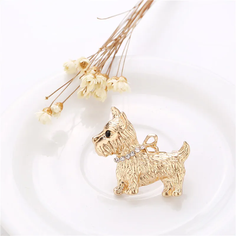 أحمد-بروش جرو ذهبي اللون ، مجوهرات الأزياء ، سحر ، للجنسين ، تصميم جديد ، لطيف ، حيوان ، سترة ، إكسسوارات ، الحلي