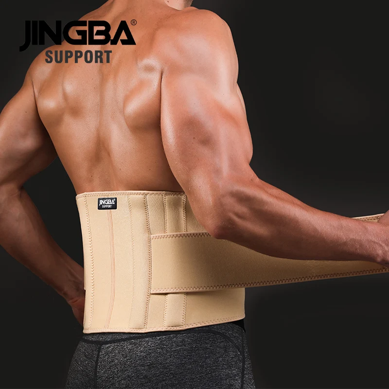 JINGBA SUPPORT Waist trimmer sweat belt sports waist support sport waist belt back musculation abdominale