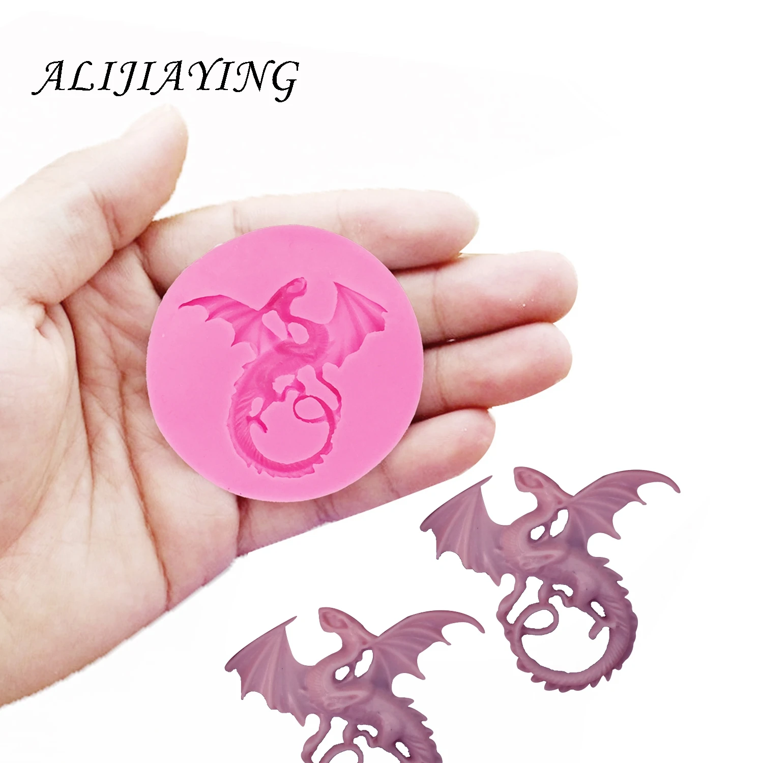 Cartoon flying dragon silicone molds for 3D crafts cake decorating tools fondant Chocolate Molds Sugarpaste Bakeware DY0043