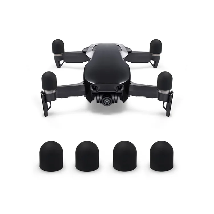 Tampa protetora para motor dji mavic air/spark, capa de silicone para motor à prova de poeira, acessórios de atualização, peças sobressalentes, protetor de tampa do motor 4