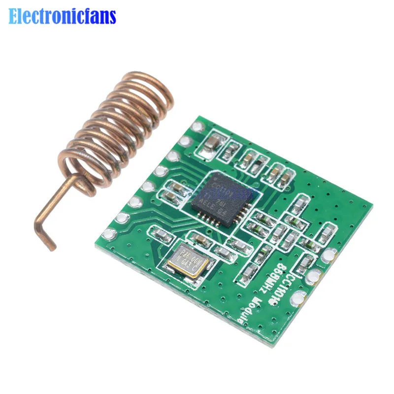 CC1101 Wireless Module Long Distance Transmission Antenna 868MHZ M115 For FSK GFSK ASK OOK MSK 64-byte SPI Interface New Origin