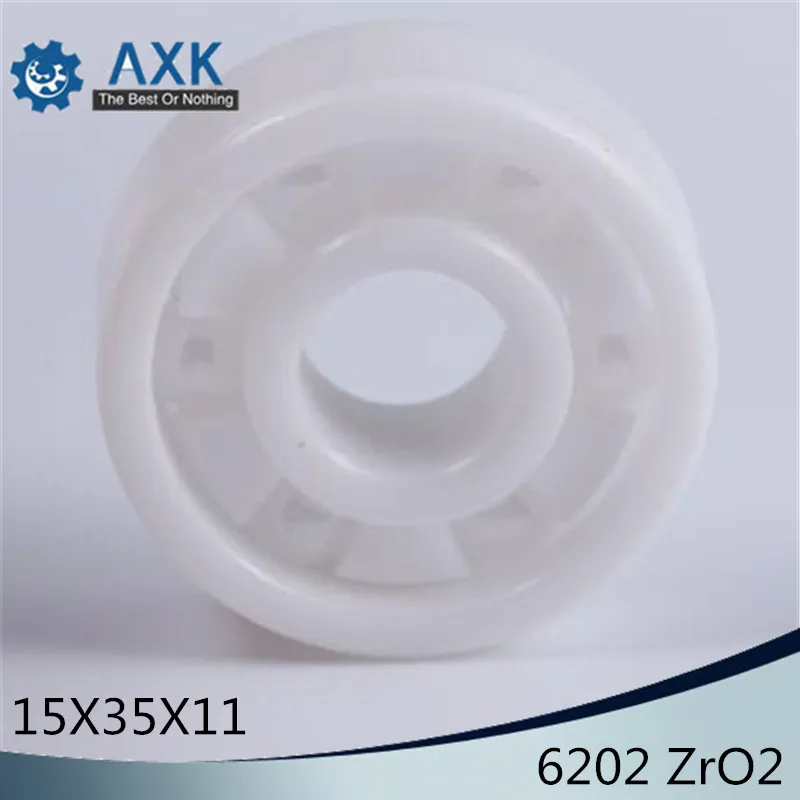 

6202 Full Ceramic Bearing ( 1 PC ) 15*35*11 mm ZrO2 Material 6202CE All Zirconia Ceramic Ball Bearings