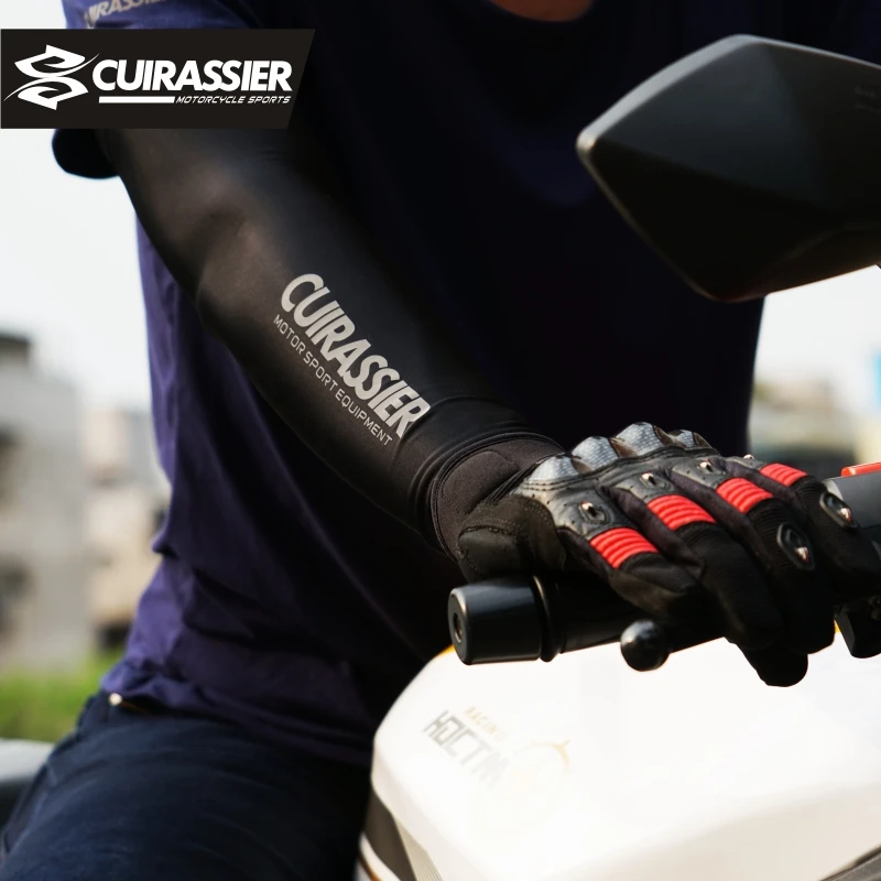 Cuirassier ST01 Cooling Reflective Durable Scratch-Resistant Sun Protection UV 400 Silicon Motorcycle Cooling Cover Arm Sleeve