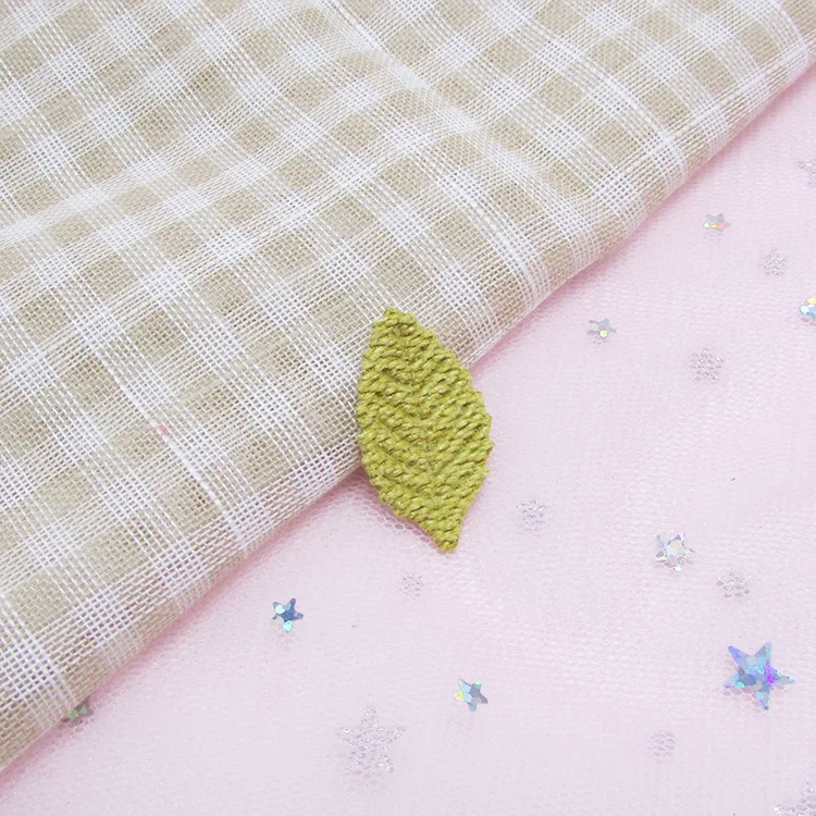 80 Stück 2,8x1,6cm Häkelblatt-Polsterapplikationen, künstliche Patches für DIY-Bastelarbeiten, Haarspangen-Dekoration – Detail 5