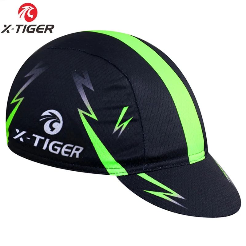 

X-TIGER Summer Bicycle Cycling Caps Breathable Polyester Outdoor Sport MTB Bike Cap Fluo Green Ciclismo Ultralight Cycling Caps